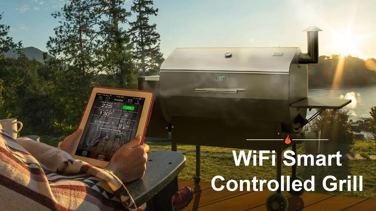 Parrilla de pellets controlada por WiFi Smart - Green Mountain Grills